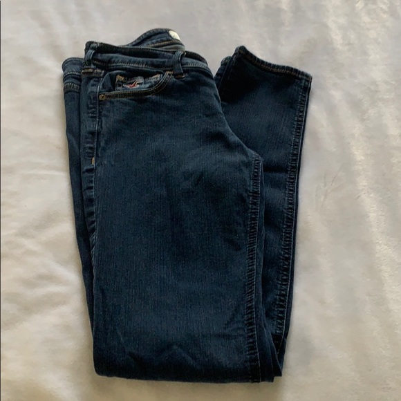 Hollister Dark Blue Skinny Jeans - 5R - Picture 7 of 8